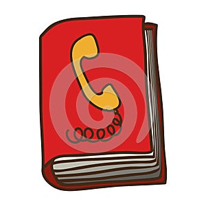 address book symbol icon with cover