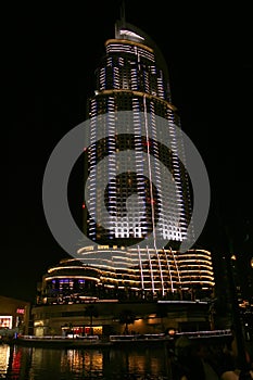 The Address Hotel, Dubai at night