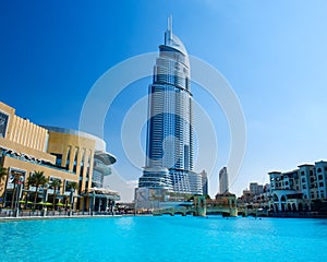 Address Hotel and Lake Burj Khalifa