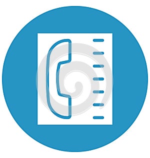 Address, Isolated Vector Icon which can easily modify or edit