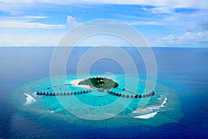 Addu Atoll or the Seenu Atoll, The south Most atoll of the Maldives islands photo