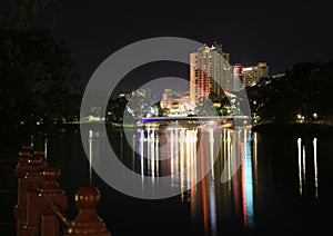 Adelaide Riverbank at Night