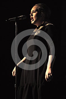 Live concert of Adele at the Alcatraz