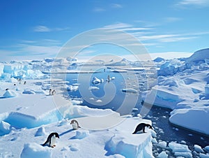 Adelie Penguins Antarctica