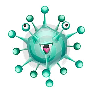 Adeno virus illustration.