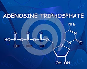 Adenosine triphosphate chemical formula