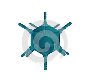 Adenovirus vector illustration photo