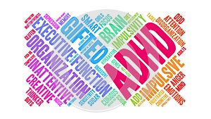 ADHD Animated Word Cloud