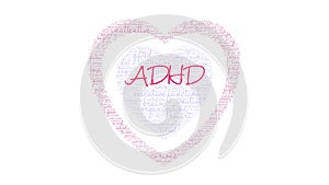 ADHD Animated Word Cloud