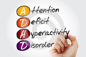 ADHD - Attention Deficit Hyperactivity Disorder, acronym