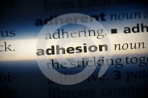Adhesion photo