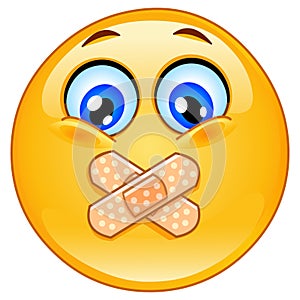 Adhesive bandage emoticon