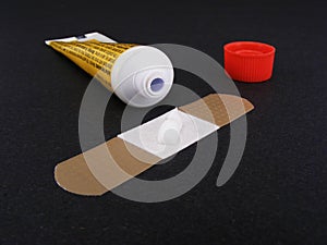 Adhesive Bandage & Ointment