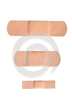 Adhesive bandage strips isolated