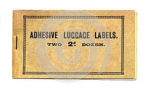 Adhesive luggage labels