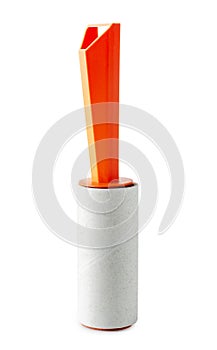 Adhesive roller for cleaning clothes from animal fur and hair