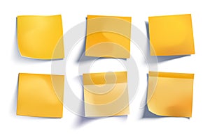 Adhesives note. Sticky note or post it reminder