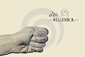 Adi mudra.