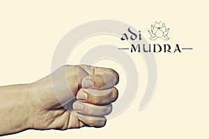 Adi mudra.