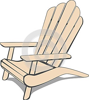 Adirondack beach chair