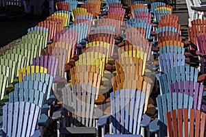 Adirondack chair in multiple colors