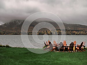 Adirondack Chairs on Lake Pleasant