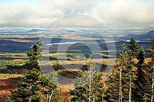 Adirondack Mountains in fall