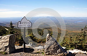 Adirondack Mountains in fall