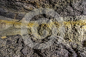 Old abandoned phosphorite mine