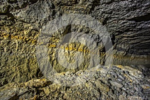 Old abandoned phosphorite mine