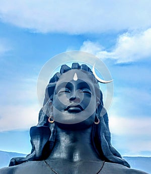 Adiyogi the shiva statue in Coimbatore tamil nadu india