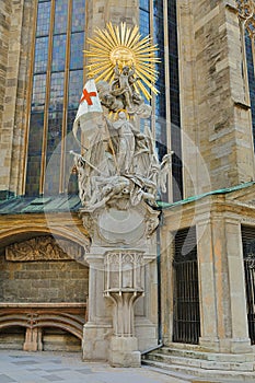 Capistran Chancel of St. Stephen`s Cathedral Stephansdom, Vienna Wien, Austria Ãâsterreich