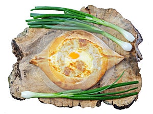 Adjarian khachapuri