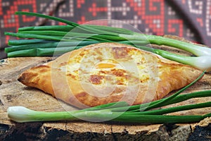 Adjarian khachapuri