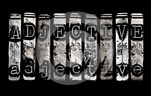 Adjective concept photo