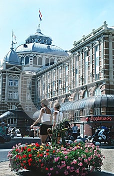 Scheveningen Kurhaus on a Sunny Summer Afternoon in The Netherlands