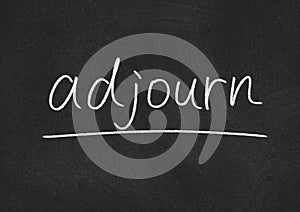 Adjourn