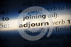 Adjourn