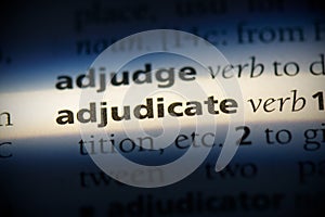 Adjudicate