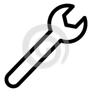 Adjust, construction tool Isolated Vector Icon which can be easily modified or edited