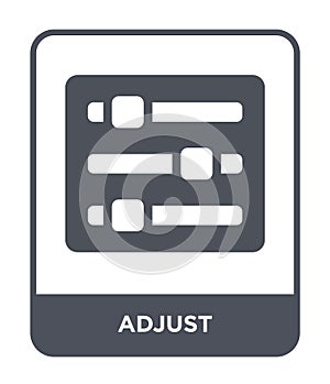 adjust icon in trendy design style. adjust icon isolated on white background. adjust vector icon simple and modern flat symbol for