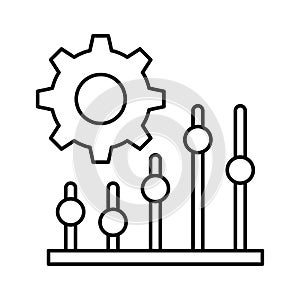 adjust setting Vector Icon which can easily modify or edit