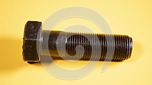 Adjustable, background, black, bolt, chrome, close-up, closeup, construction, element, engineering, equipment, fix, galvanized, ha