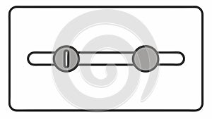 Adjustable Control Slider UI Element Vector, vector design Generative AI