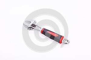 Adjustable pipe wrench isolated