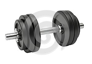 Adjustable weight training dumbbell