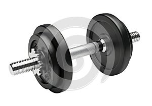 Adjustable weight training dumbbell