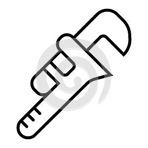 Adjustable wrench icon
