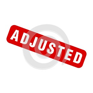 Adjusted Letter Rubber Stamp Template Design