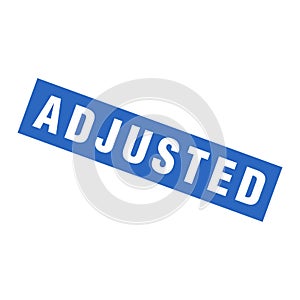 Adjusted Letter Rubber Stamp Template Design